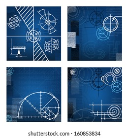 abstract techno background. vector. EPS10