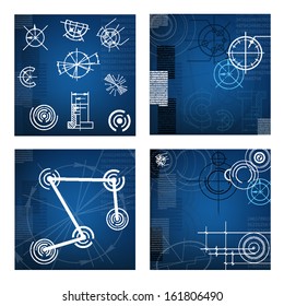 abstract techno background. vector. EPS10 