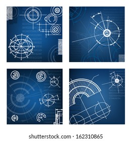 abstract techno background. vector. EPS10 