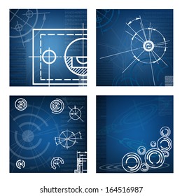 abstract techno background. vector. EPS10 