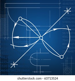 abstract techno background. vector. EPS10