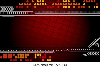 Abstract techno background. Vector illustration.