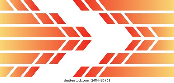 abstract techno chevron speed orange gradient background