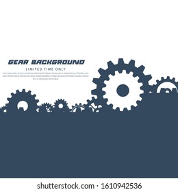 Six gears stock vector. Illustration of background, watch - 53289595