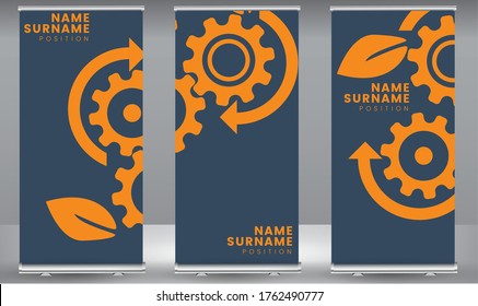 Abstract techno gear background with geometric colorful gear wheels. Space for gear text. Vector gears modern mechanism industrial concept. Technology gears background. Gears Vector illustration 