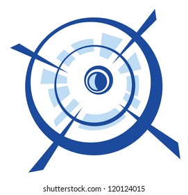 abstract techno illustration