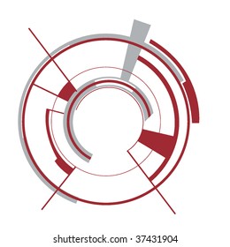 abstract techno illustration