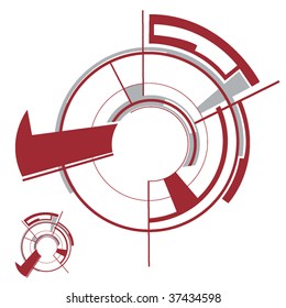 abstract techno illustration