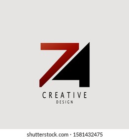 Abstract Techno Letter Z logo. Vector design concept geometrical shape with  letter Z  logo icon.