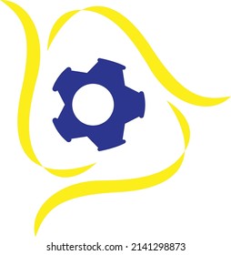 Resumen Diseño del icono del logotipo de Techno