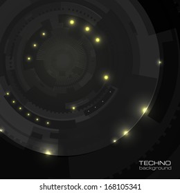 abstract techno space background