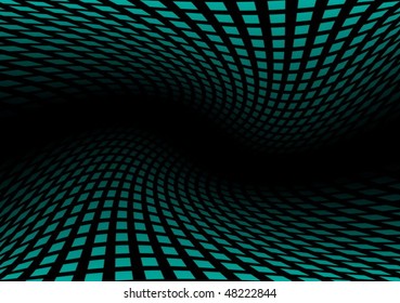 Abstract techno squared hills