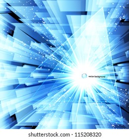 Abstract techno vector background. Eps 10.