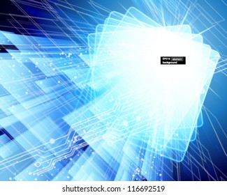 Resumo do vetor techno. Eps 10