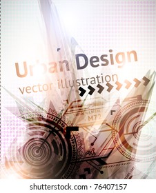 Abstract Techno Vector Background. Eps 10.