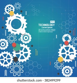 Abstract technological background