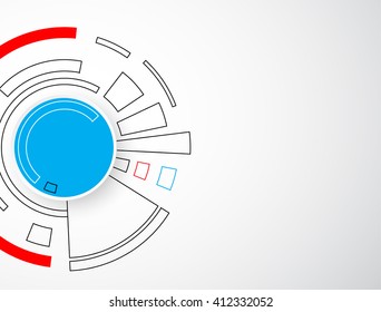Abstract technological background