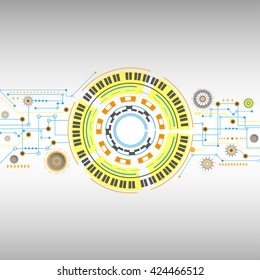 Abstract technological background.