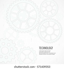 Abstract technological background