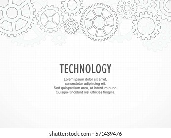 Abstract technological background