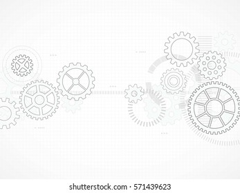 Abstract technological background