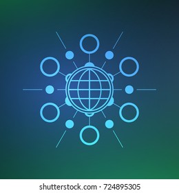 Abstract technological background.