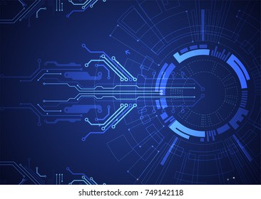 Abstract technological background. Business virtual concept. Vector illustration