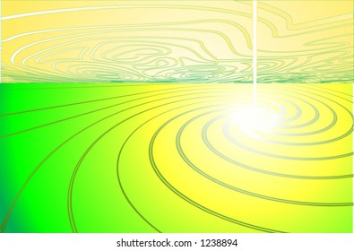 Abstract technological background. Can be seen as a cd being read or burnt.