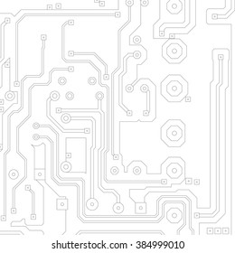 Abstract technological background with a circuit board texture. Vector Illustration.