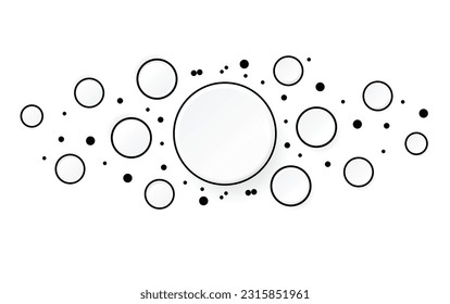 Abstract technological background concept with various technology elements. illustration Vector