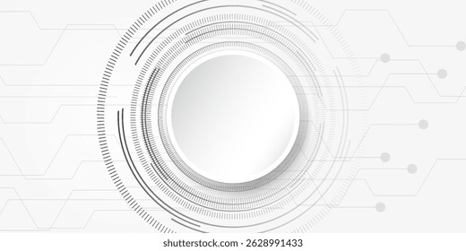 Abstract technological background concept with various technology elements. Vector illustration