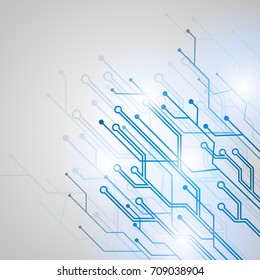 Abstract technological background. Structure square pattern backdrop. Vector illustration