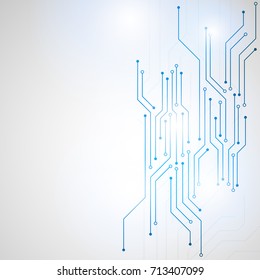 Abstract technological background. Structure square pattern backdrop. Vector illustration