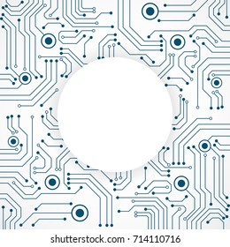 Abstract technological background. Structure square pattern backdrop. Vector illustration