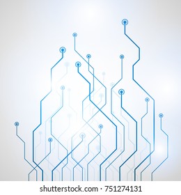 Abstract technological background. Structure square pattern backdrop. Vector illustration