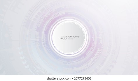 Abstract technological background with various technological elements. Structure pattern technology backdrop. Vector. EPS 10.