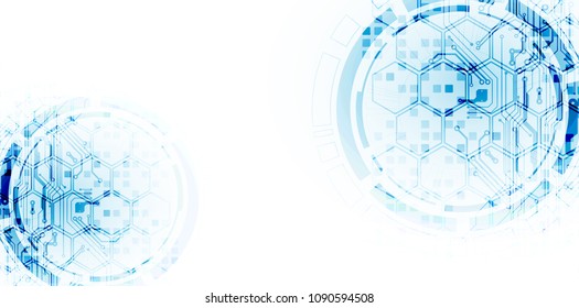 Abstract technological background with various elements. Structure pattern technology backdrop. Vector