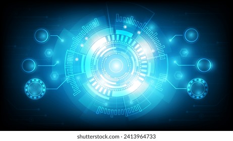 Abstract technological background with various technological elements. Structure pattern technology backdrop. Vector illustration.