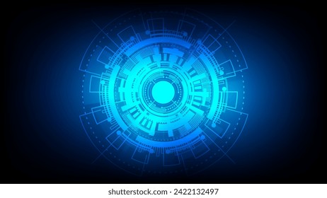 Abstract technological background with various technological elements. Structure pattern technology backdrop. Vector illustration.	
