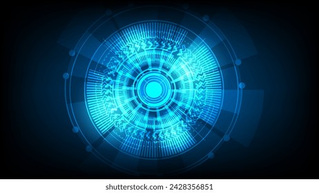 Abstract technological background with various technological elements. Structure pattern technology backdrop. Vector illustration.	