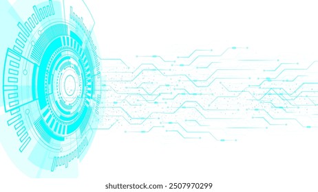 Abstract technological background with various technological elements. Structure pattern technology backdrop. Vector illustration.	
