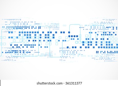 Abstract technological background with various technological elements. Structure pattern technology backdrop. Vector