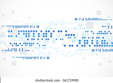 Abstract technological background with various technological elements. Structure pattern technology backdrop. Vector