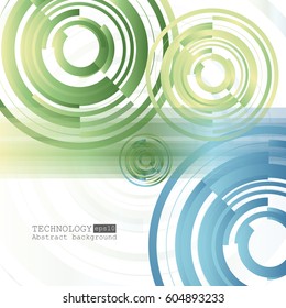 Abstract technological background with various technological elements. Structure pattern technology backdrop. Vector