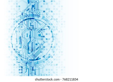 Abstract technological background with various elements. Structure pattern technology backdrop. Vector