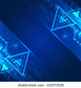 Abstract technological background. Vector