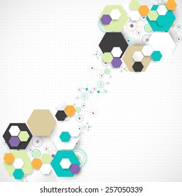 Abstract technological background. Vector