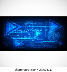 Abstract technological background. Vector