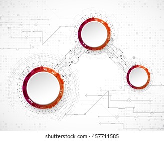 Abstract technological background.  Vector