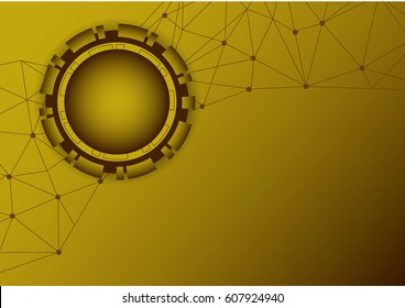 Abstract technological background. Vector